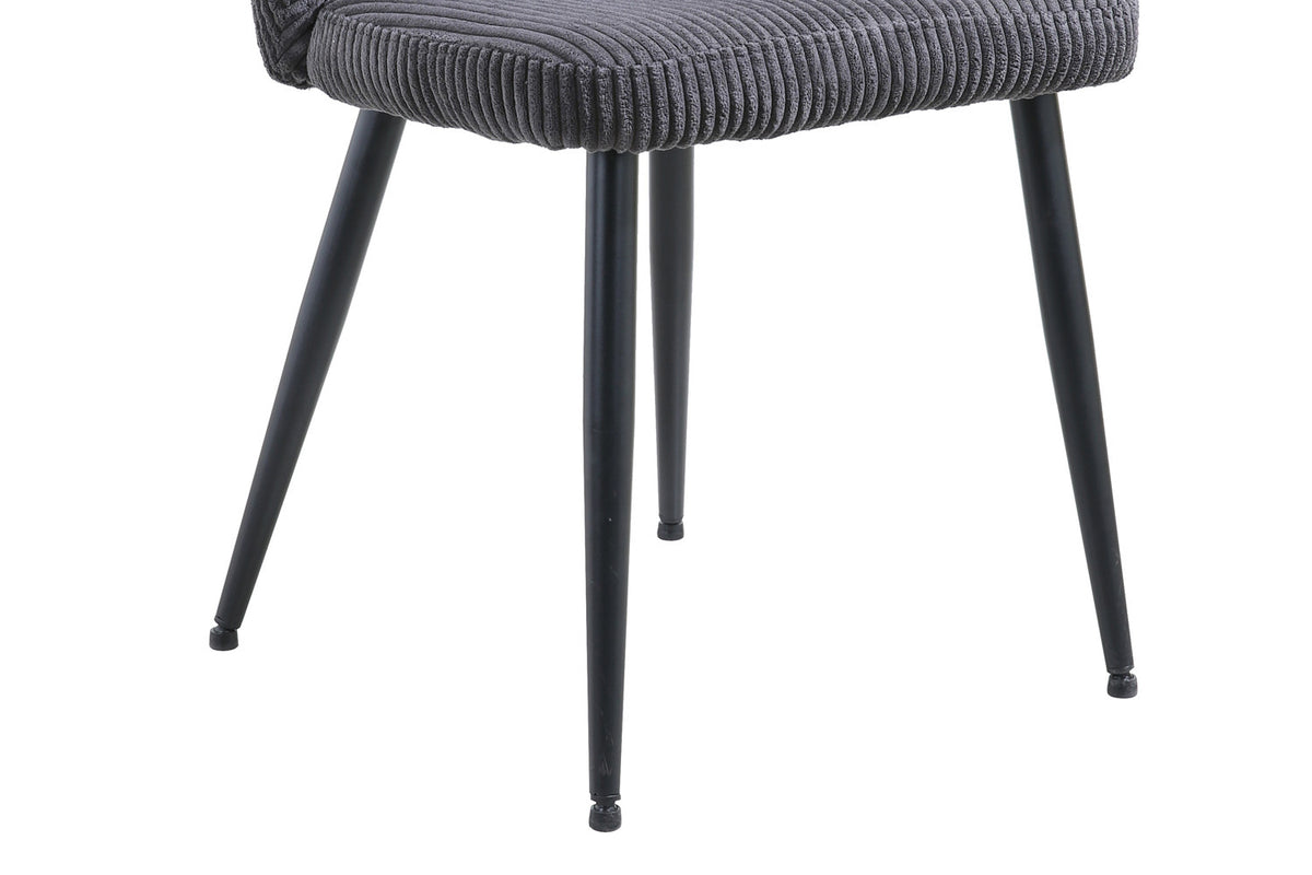 SALE - Stoel 'Tornado' Corduroy Fabb Hyper 16 Grijs (2/doos) - foto 9