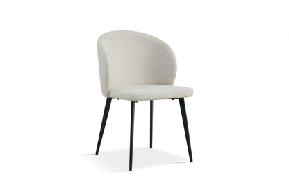 SALE - Stoel 'Toledo' Stof Beige (2/doos) - foto 3