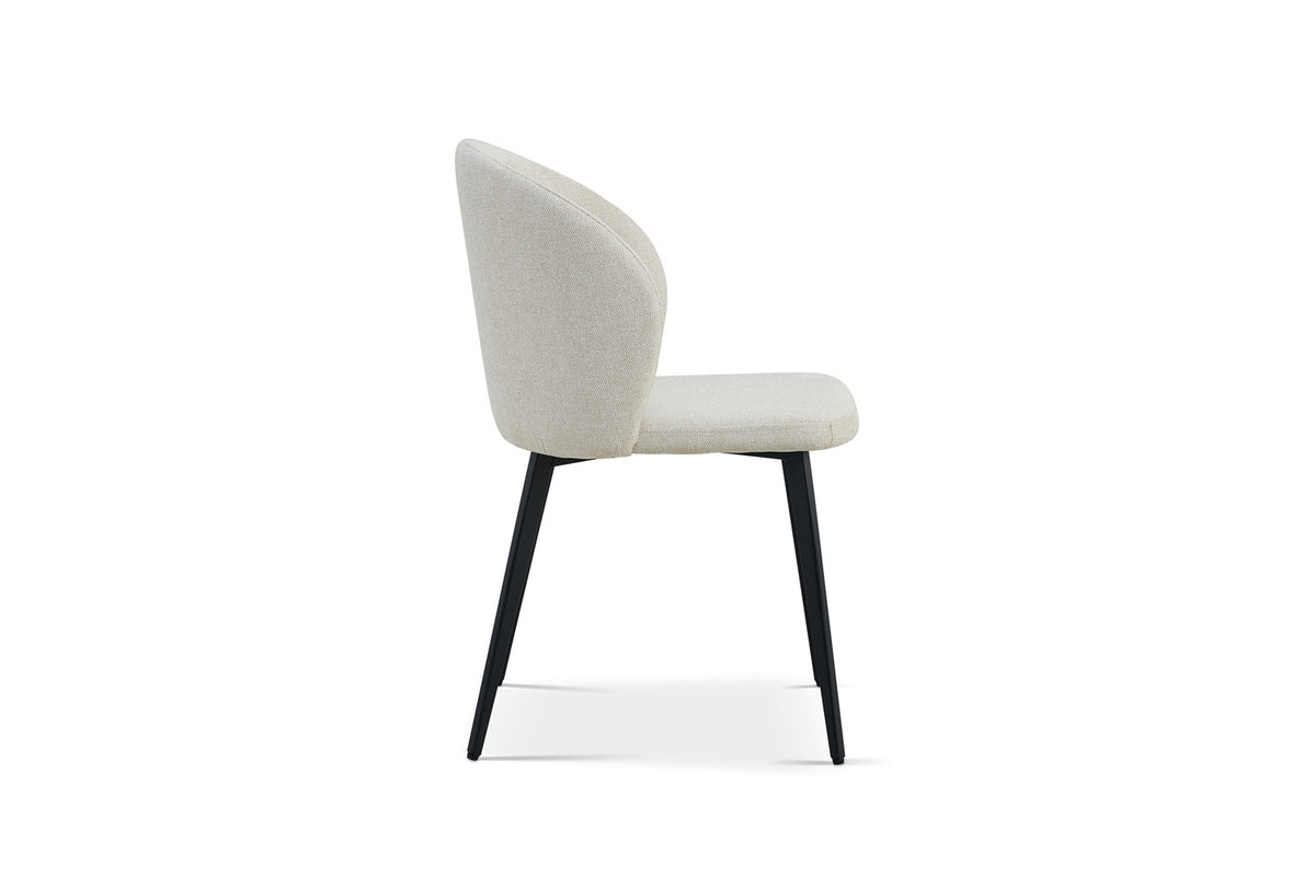 SALE - Stoel 'Toledo' Stof Beige (2/doos) - foto 5
