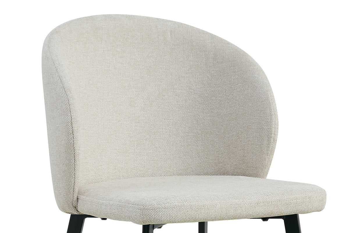 SALE - Stoel 'Toledo' Stof Beige (2/doos) - foto 7