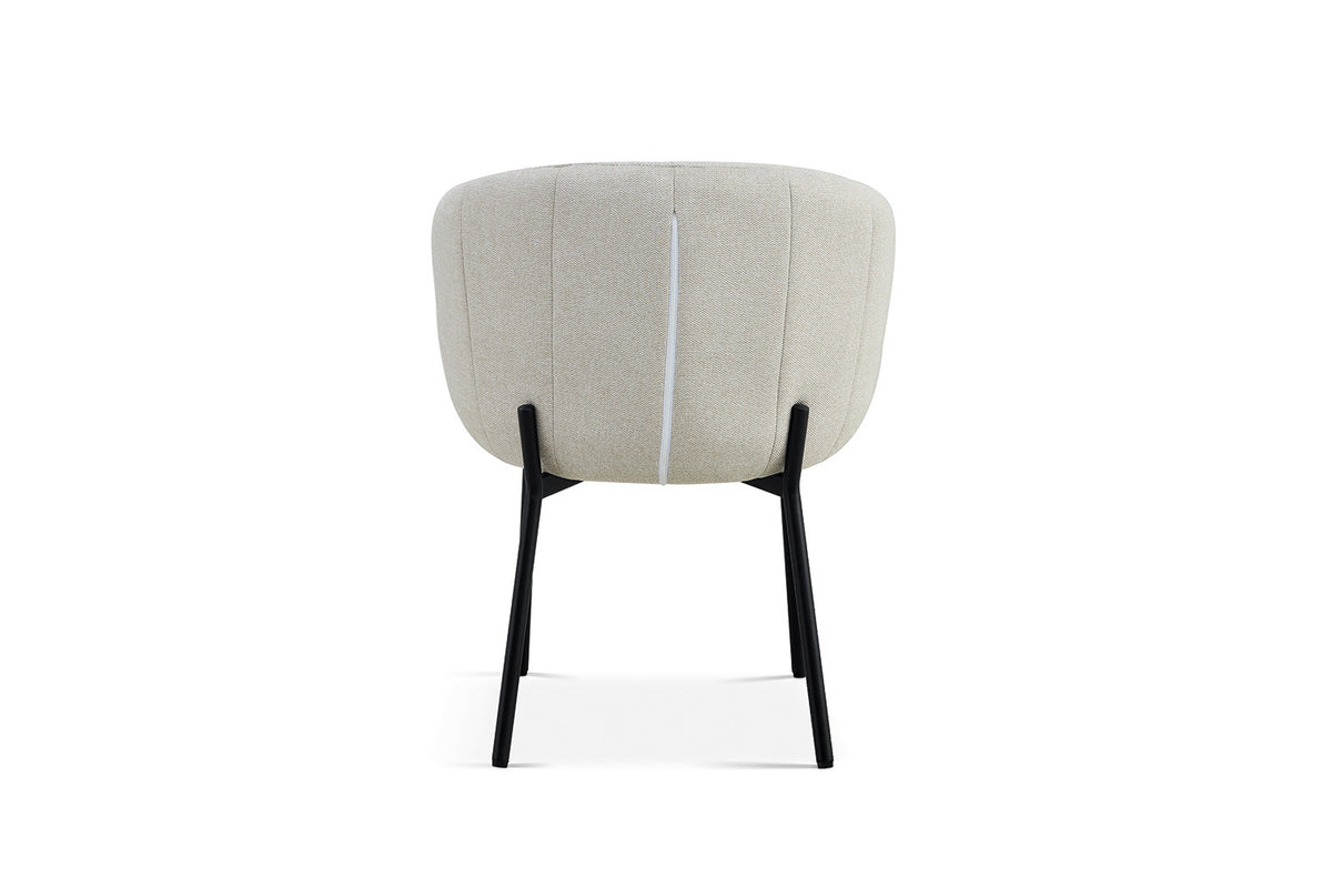 Stoel 'Sevilla' Stof Beige (2/doos) - foto 6