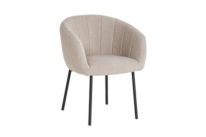 SALE - Stoel 'Sevilla' Bouclé Zand (2/doos) - foto 4