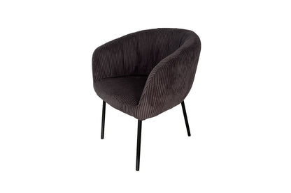 SALE - Stoel 'Sevilla' Corduroy Fabb Hyper 16 Grijs (2/doos) - foto 5