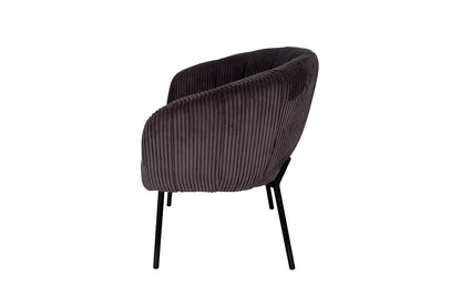 SALE - Stoel 'Sevilla' Corduroy Fabb Hyper 16 Grijs (2/doos) - foto 7
