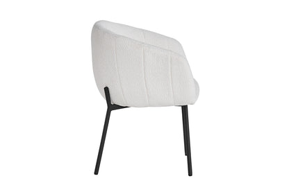 SALE - Stoel 'Sevilla' Bouclé Wit (2/doos) - foto 5