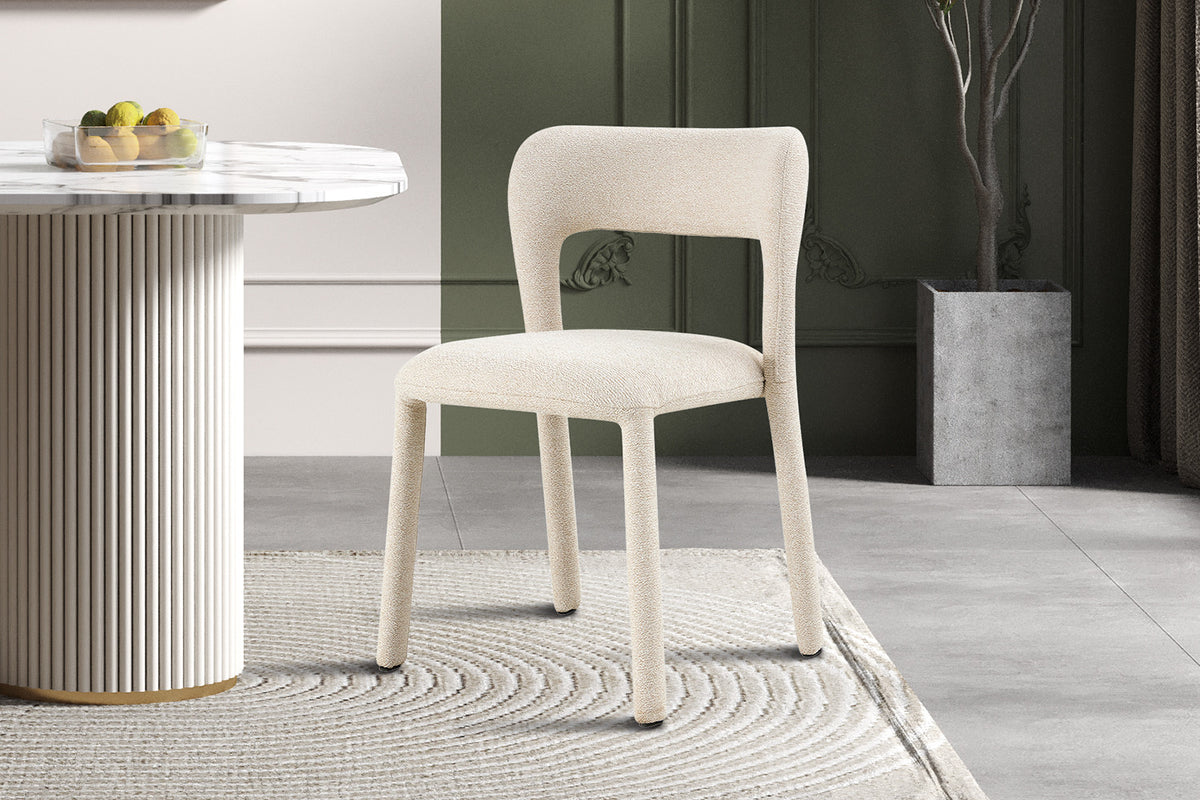 NEW - Stoel 'Elvas' Stapelbaar Stof Ote Sahara 112 Beige Gemonteerd (2/doos) - foto 2
