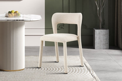 NEW - Stoel 'Elvas' Stapelbaar Stof Ote Sahara 112 Beige Gemonteerd (2/doos) - foto 2