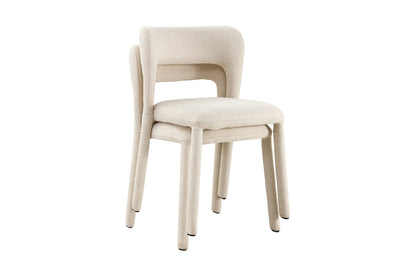 NEW - Stoel 'Elvas' Stapelbaar Stof Ote Sahara 112 Beige Gemonteerd (2/doos) - foto 9