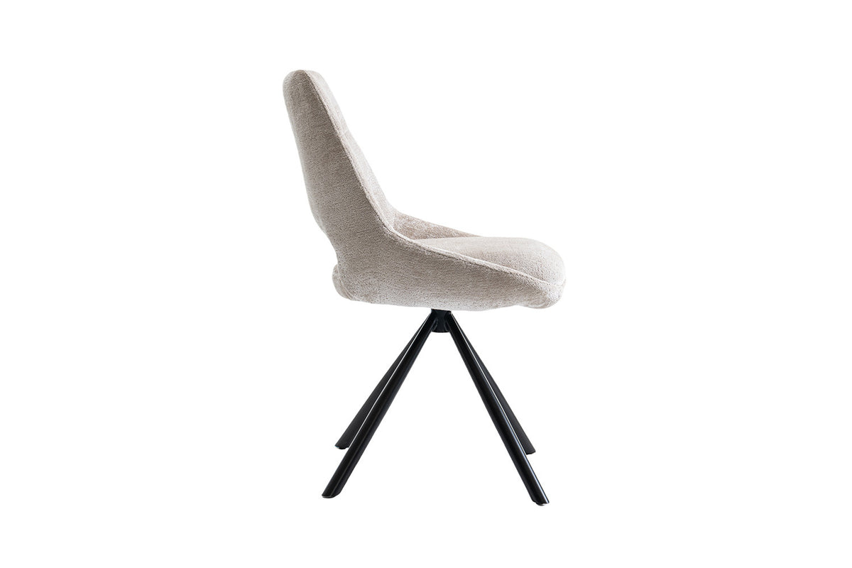 Stoel 'Dante' Stof Beige (2/doos) - foto 7