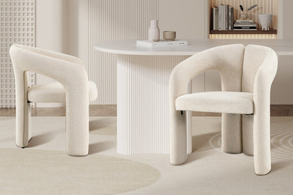 NEW - Stoel 'Beja' Stof Ote Sahara 112 Beige (2/doos)