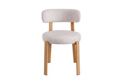 NEW - Stoel 'Julia' Naturel - Stof Fabb Leo 23 (2/doos) - foto 4