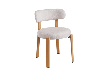 NEW - Stoel 'Julia' Naturel - Stof Fabb Leo 23 (2/doos) - foto 5