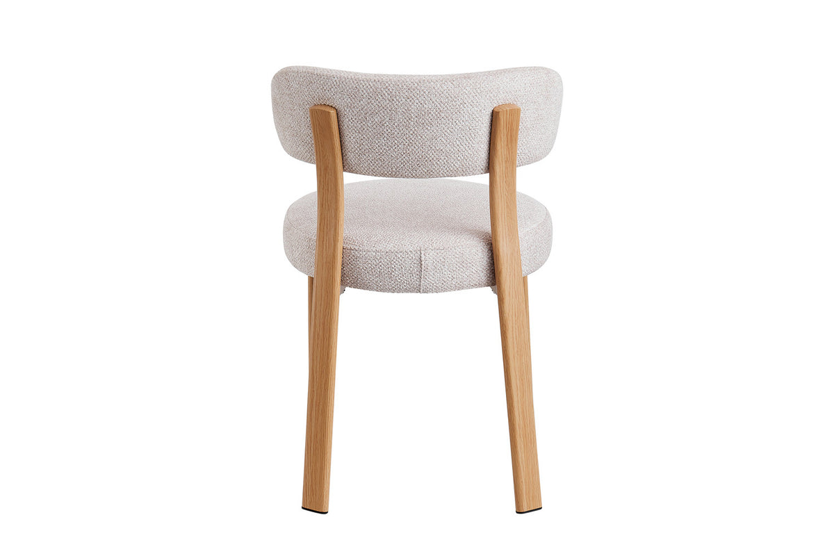 NEW - Stoel 'Julia' Naturel - Stof Fabb Leo 23 (2/doos) - foto 7