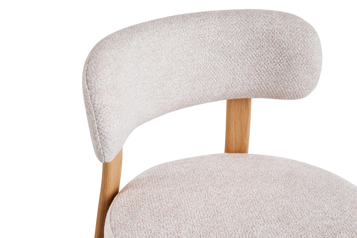 NEW - Stoel 'Julia' Naturel - Stof Fabb Leo 23 (2/doos) - foto 8