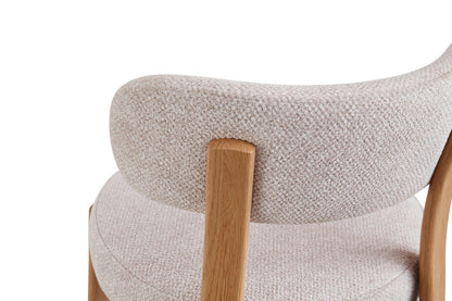 NEW - Stoel 'Julia' Naturel - Stof Fabb Leo 23 (2/doos) - foto 9