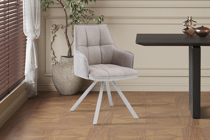 NEW - Stoel 'Solenne' Draaibaar tot 0 Ote Jonah 450 & Present 121 Beige (2/doos) - foto 3