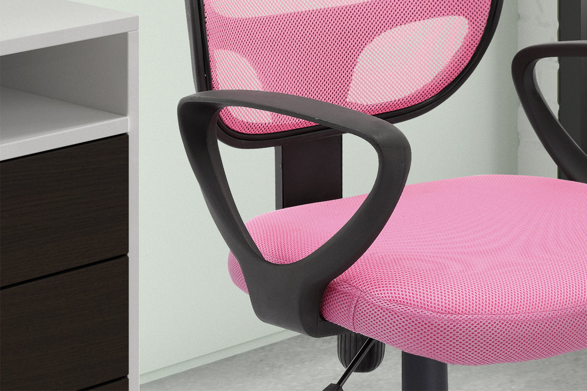 Bureaustoel 'Hippa' Mesh Roze(1c) - foto 2