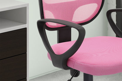 Bureaustoel 'Hippa' Mesh Roze(1c) - foto 2