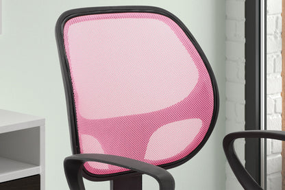 Bureaustoel 'Hippa' Mesh Roze(1c) - foto 4