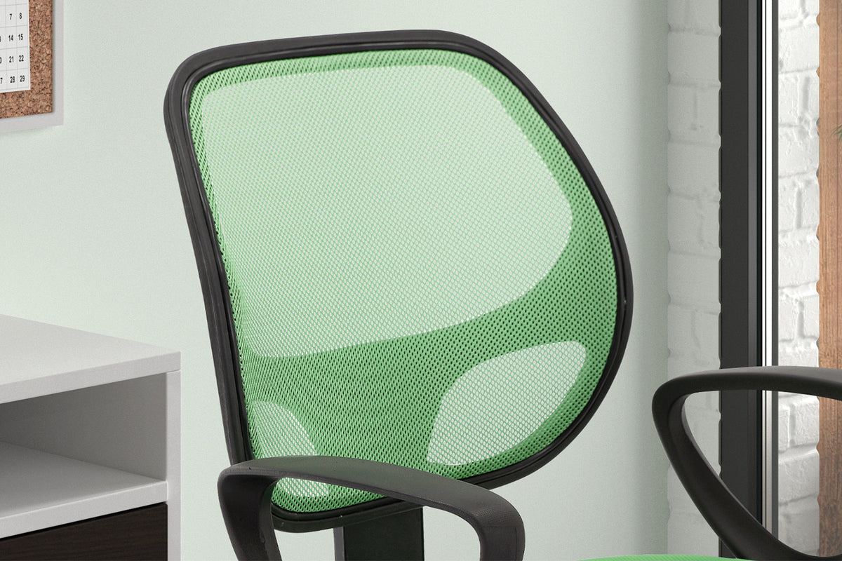 Bureaustoel 'Hippa' Mesh Lime (1c) - foto 4