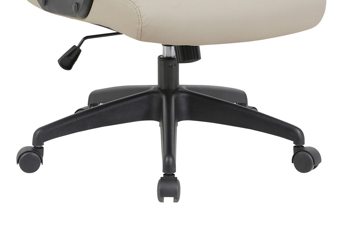 NEW - Bureaustoel 'Samuel' PU nylon Beige (1c) - foto 10