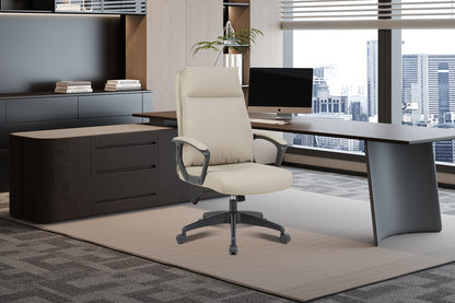 NEW - Bureaustoel 'Samuel' PU nylon Beige (1c) - foto 2