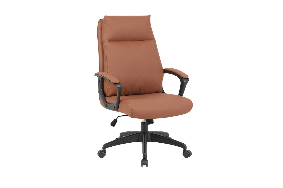 NEW - Bureaustoel 'Samuel' PU nylon Cognac (1c) - foto 4