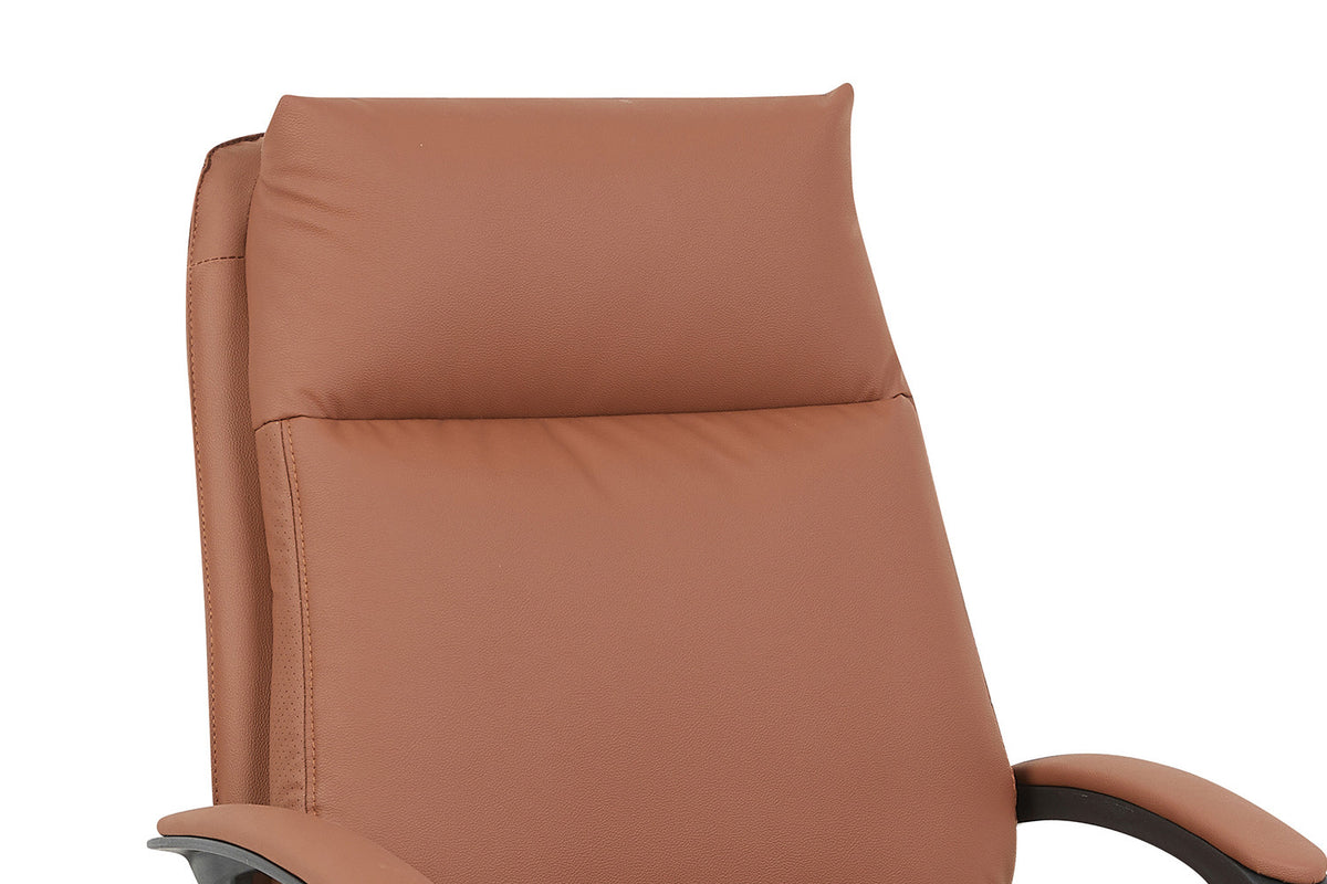 NEW - Bureaustoel 'Samuel' PU nylon Cognac (1c) - foto 8