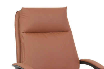 NEW - Bureaustoel 'Samuel' PU nylon Cognac (1c) - foto 8