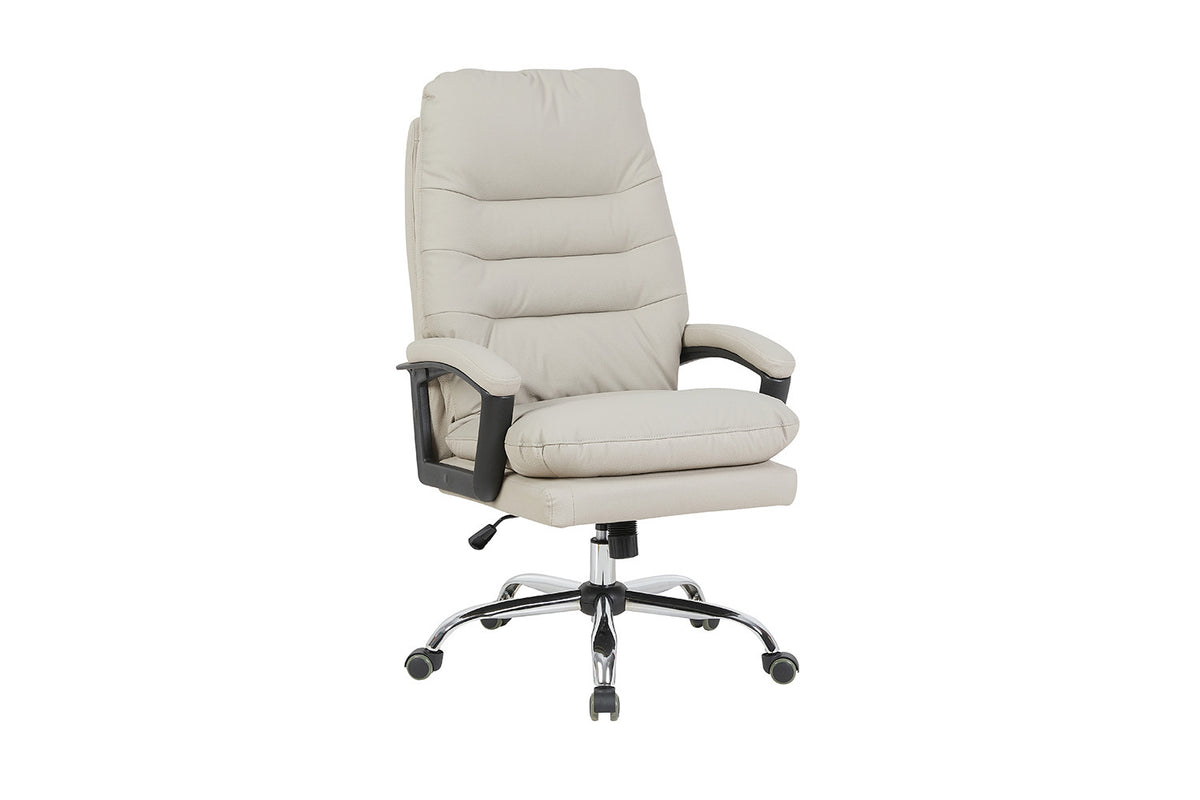 NEW - Bureaustoel 'Daniel' Beige PU (1c) - foto 4