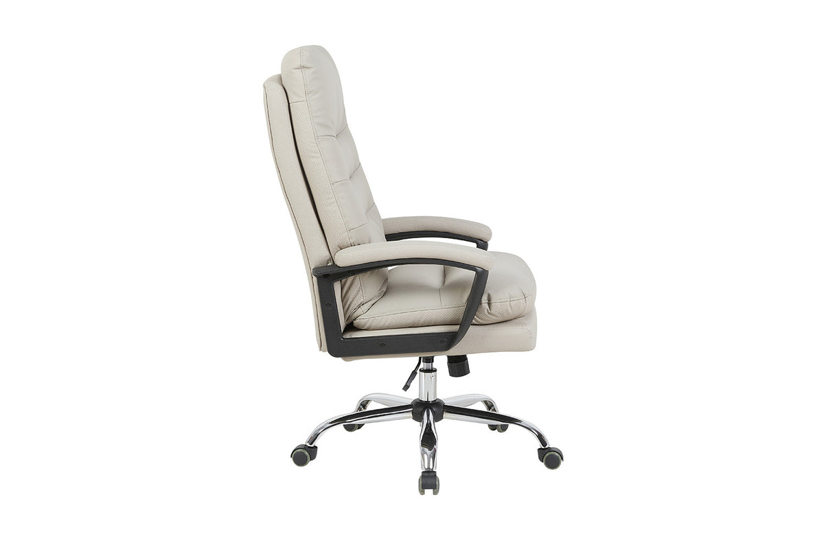 NEW - Bureaustoel 'Daniel' Beige PU (1c) - foto 5