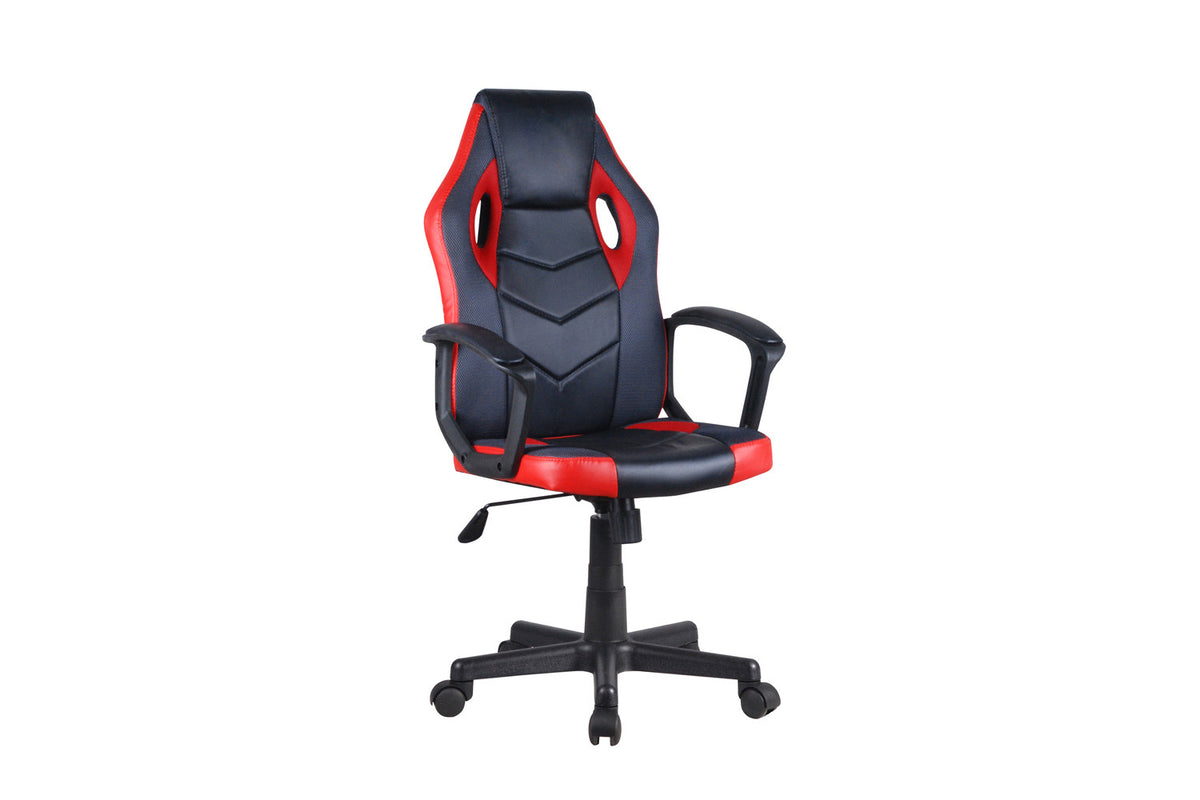 Gamingstoel 'Tiger' PU Zwart/Rood/Grijs (1c) - foto 4