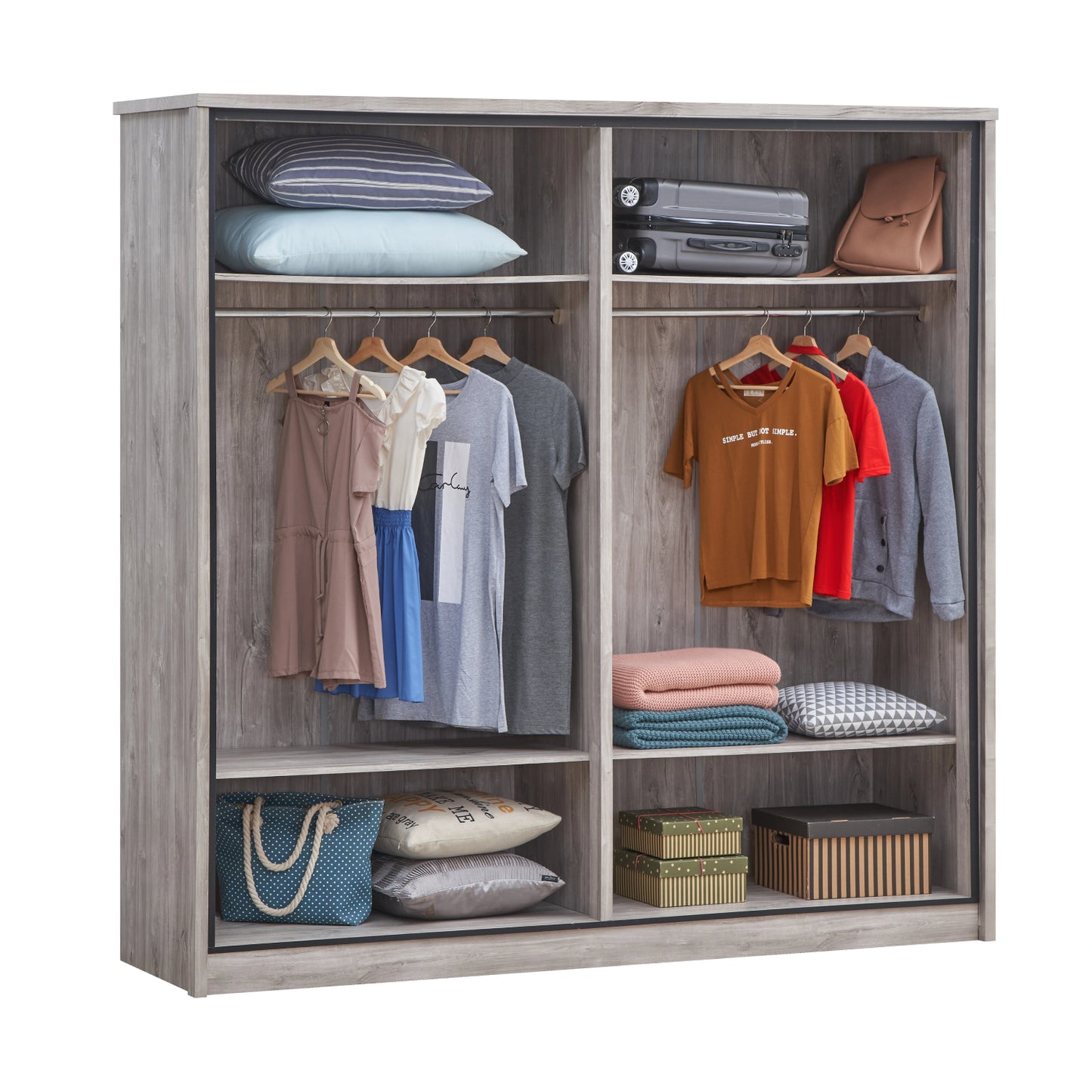 Kleerkast Odelia 4 deurs