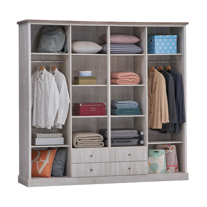 Kleerkast Nord 4 deurs