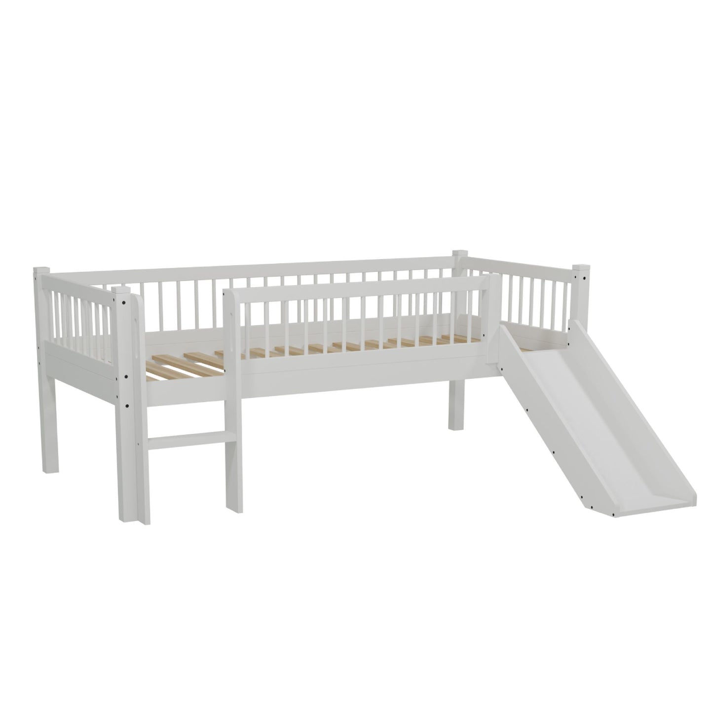 Halfhoogslaper met glijbaan Lovelle