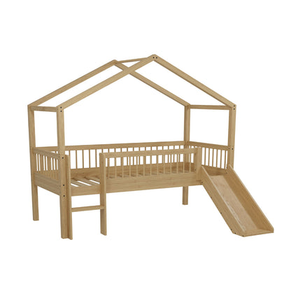 Huisbed met glijbaan Lovelle