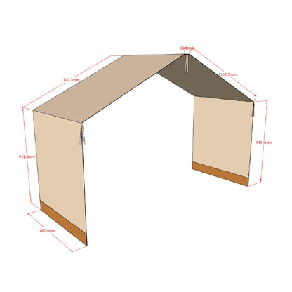 Lovelle textielset huisbed