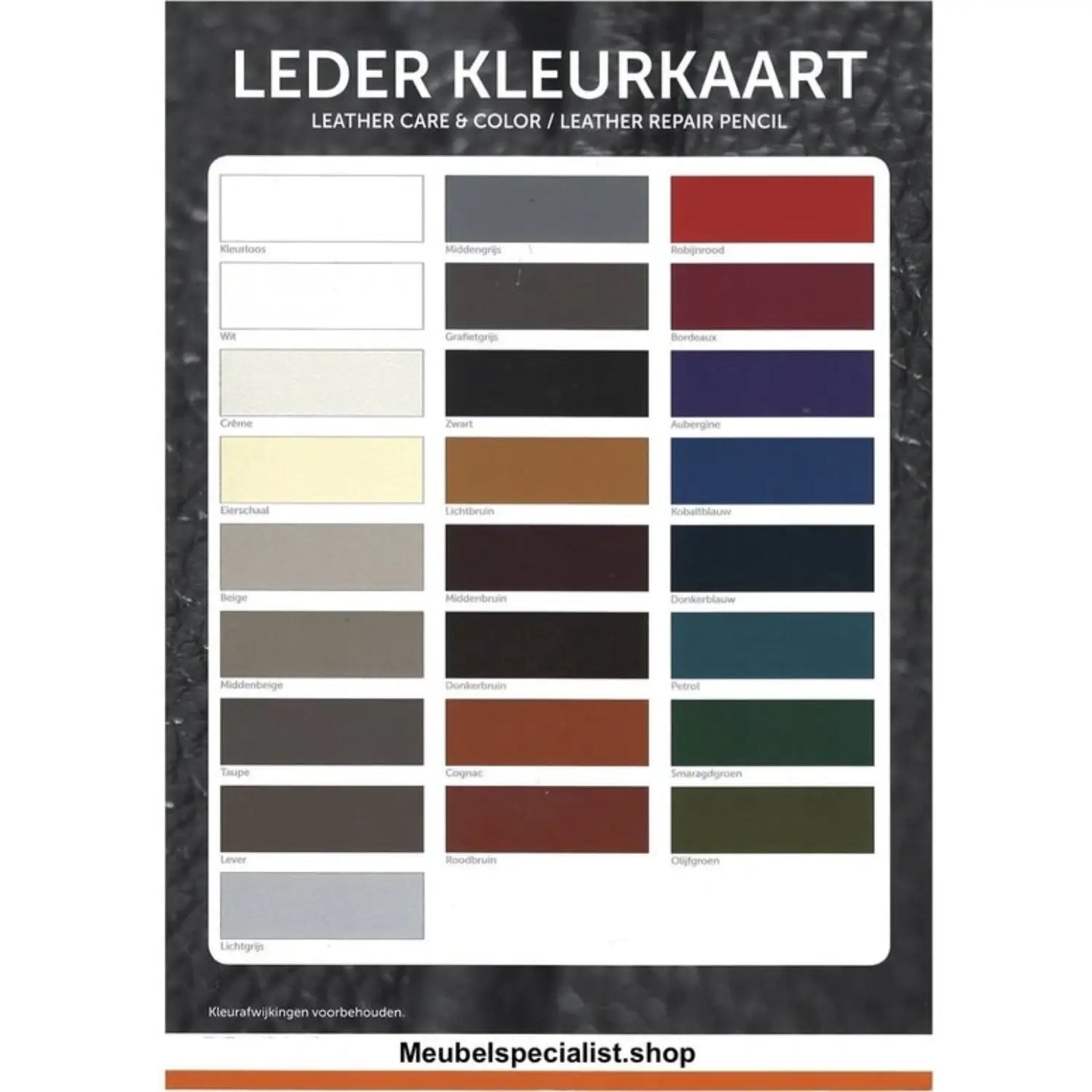 Leather Care & Color