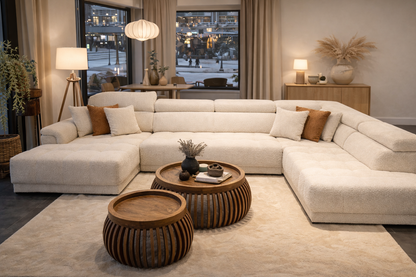 Hoeksalon Calm - Wit