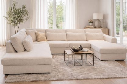 Hoeksalon Cloud U-vorm - Wit