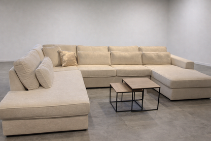 Hoeksalon Cloud U-vorm - Wit