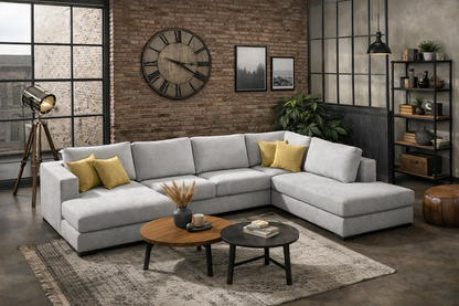 Hoeksalon Vik - Grijs