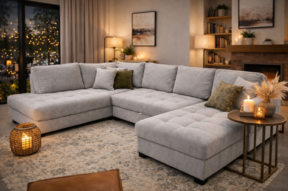 Hoeksalon Ease - Grijs