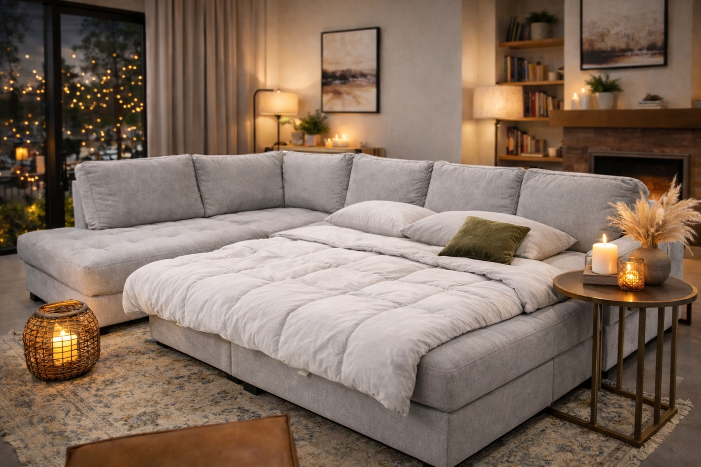 Hoeksalon Ease - Grijs