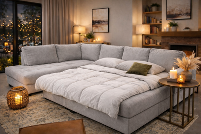 Hoeksalon Ease - Grijs