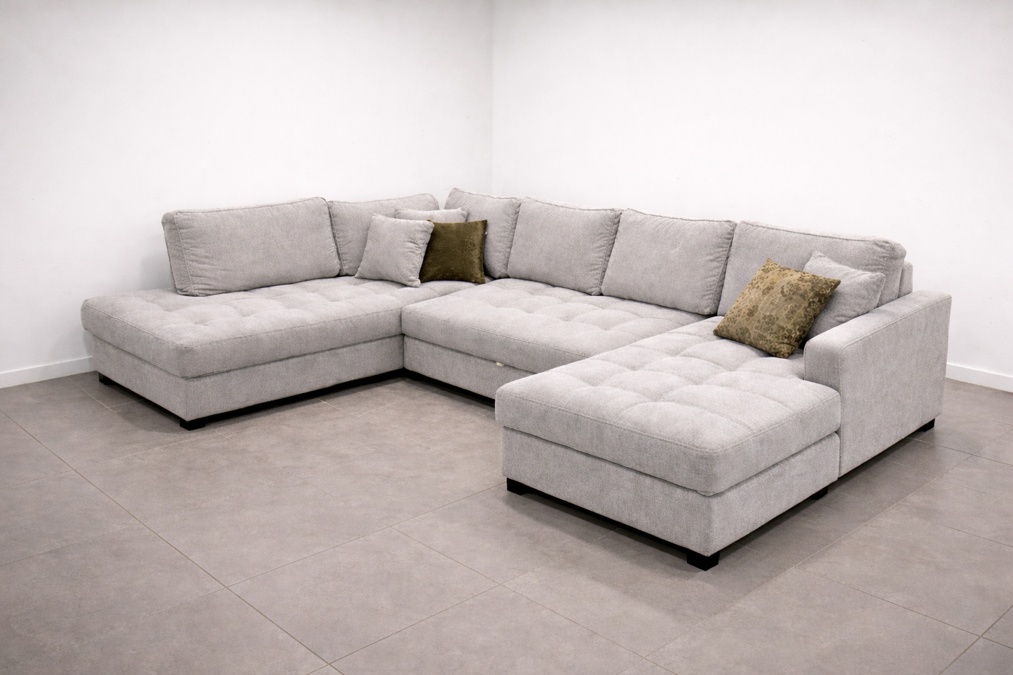 Hoeksalon Ease - Grijs