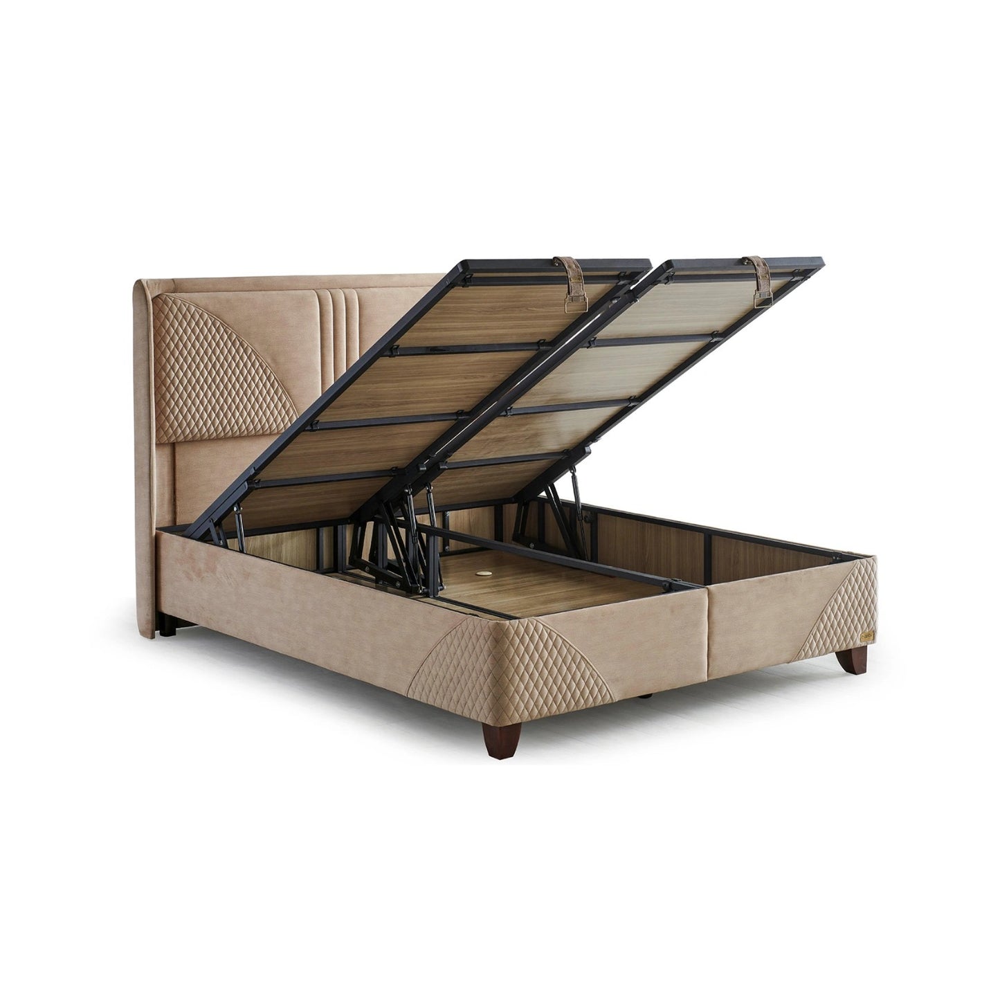 Opbergboxspring Cleopatra 200x200cm