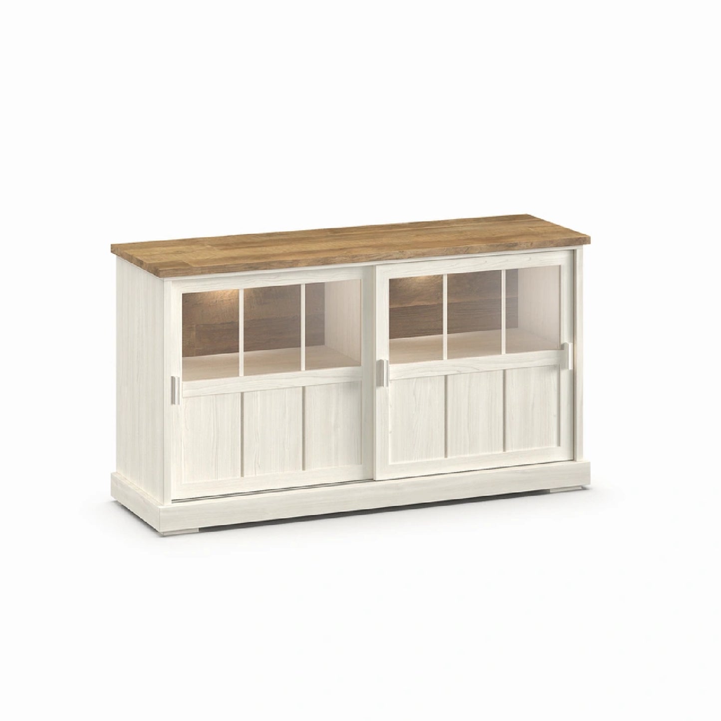 Dressoir Bricks&Wood met glas 159cm