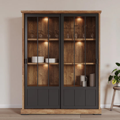 Vitrine Bricks&Wood 143cm