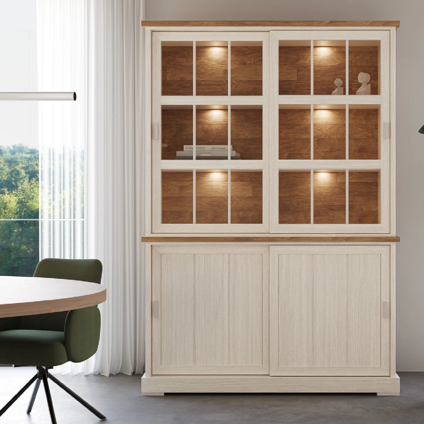 Vitrine Bricks&Wood 143cm